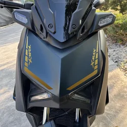 2pcs Motorcycle Stickers for Forehead Waterproof Special Lamp Eyebrow Sticker Refit Vinyl Decals for YAMAHA XMAX X-MAX 300 2023