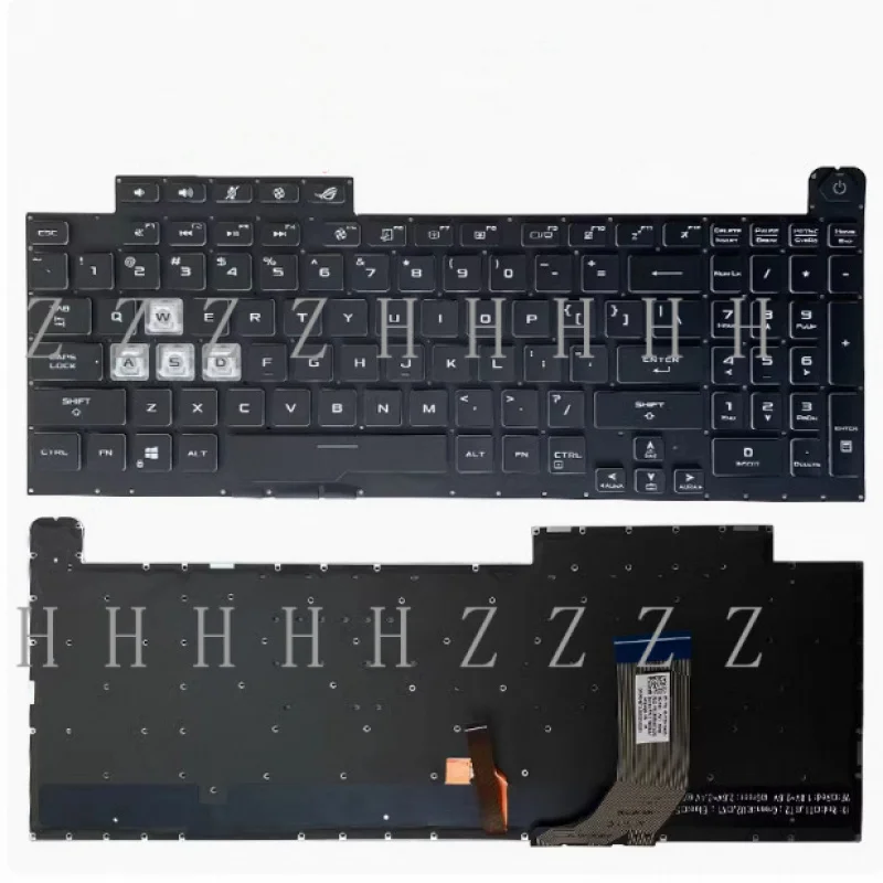 

Z New for ASUS PLUS ROG G731 G731G GU S7D keyboard colorful blacklight