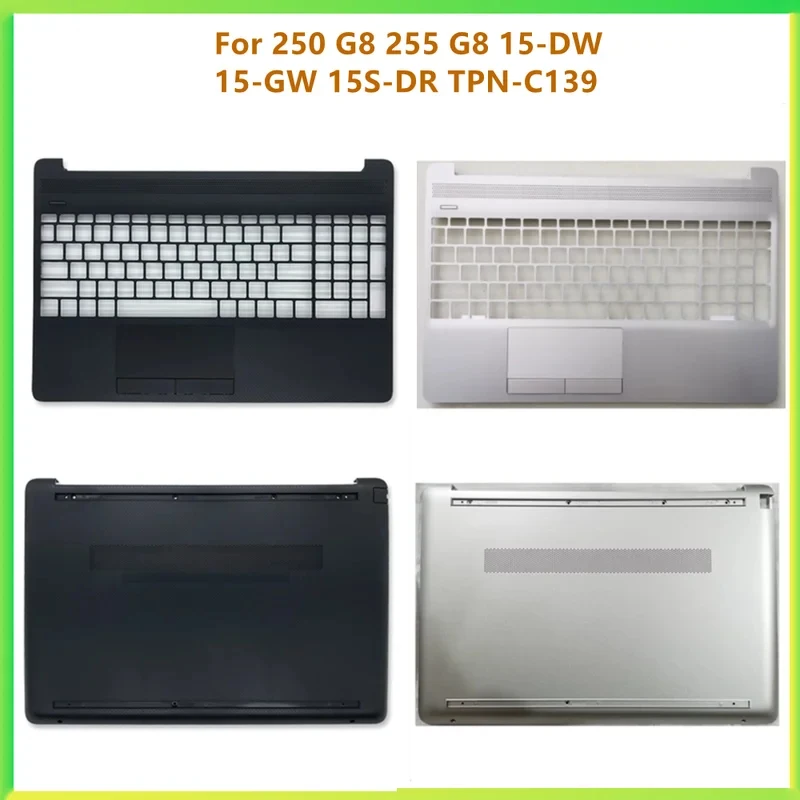 For HP 15S-DU 15S-DY 15-DW 15-GW 15S-DR TPN-C139 Series Laptop Top Case Palmrest & Bottom Base Cover