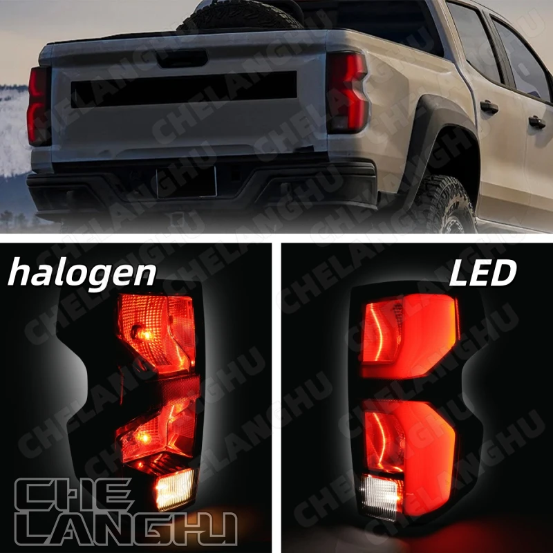 

Светодиодный задний фонарь для Chevrolet Colorado 2023 2024, автомобильный DRL, галогенный стоп-сигнал GM2800326 85651743