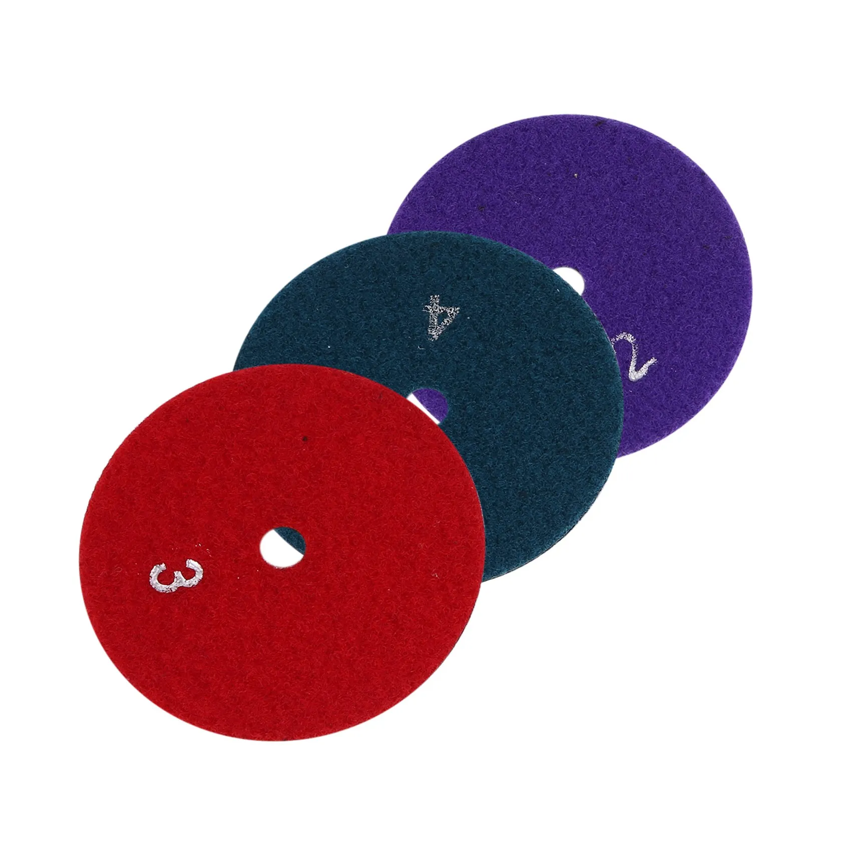 

A83I-6 Pcs 100 Mm Dry Polishing Pad 4 Inch Sharp Type Diamond Polishing Pads For Granite Marble Sanding Disc For Stone