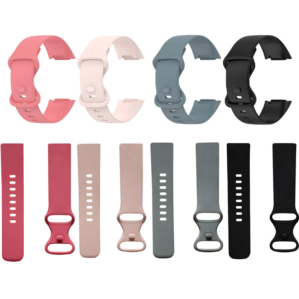 Sport Band Compatible with Fitbit Charge 6/5 Bands Women Men, Classic Soft Replacement Straps Wristbands for Fitbit Charge 6 / 5 - view 4
