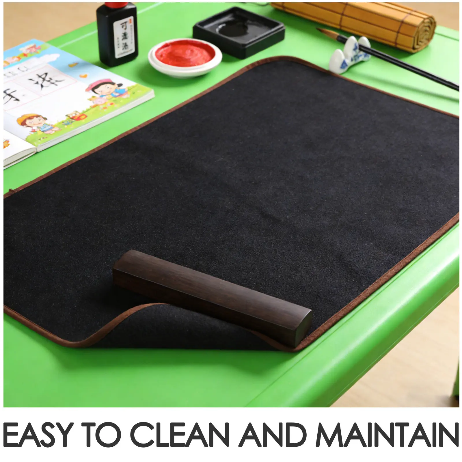 Chinese Calligraphy Felt Mat Traditional Xuan Paper Drawing Pad 27.5x19.7in Painting Practice Desk Pad Student Beginner