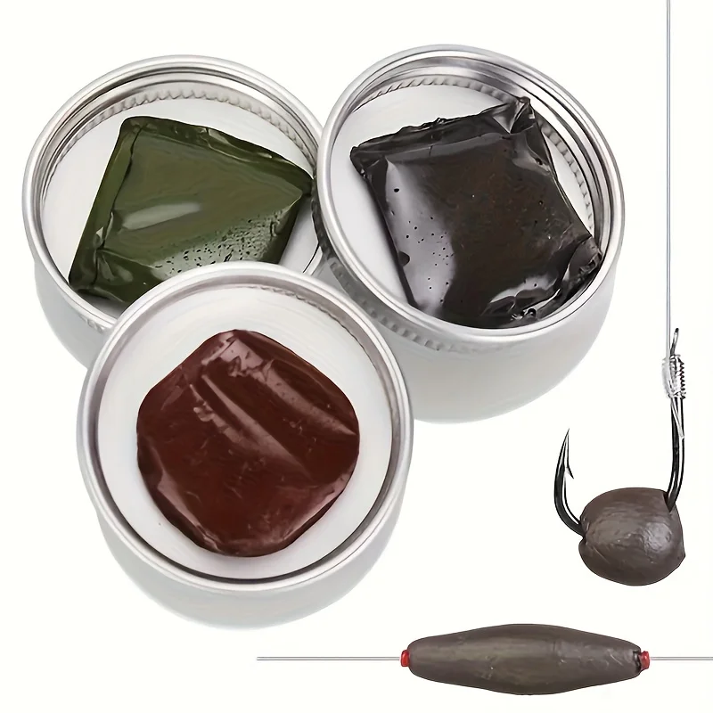 15g/box Tungsten Putty Mud With Box For Sinker Rig, Carp Fishing Accessories, Terminal Fishing Tackle