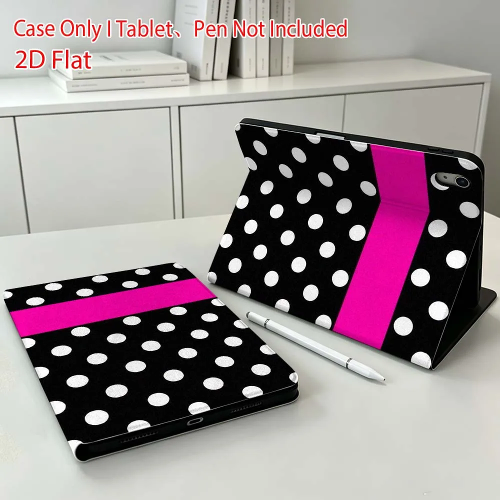 Polka dot art pattern For Apple iPad Pro Mini A16 A17 A14 4 5 6 7 6th 12th 9Gen 12.9 11 13 M4 inch Tablet Case Soft