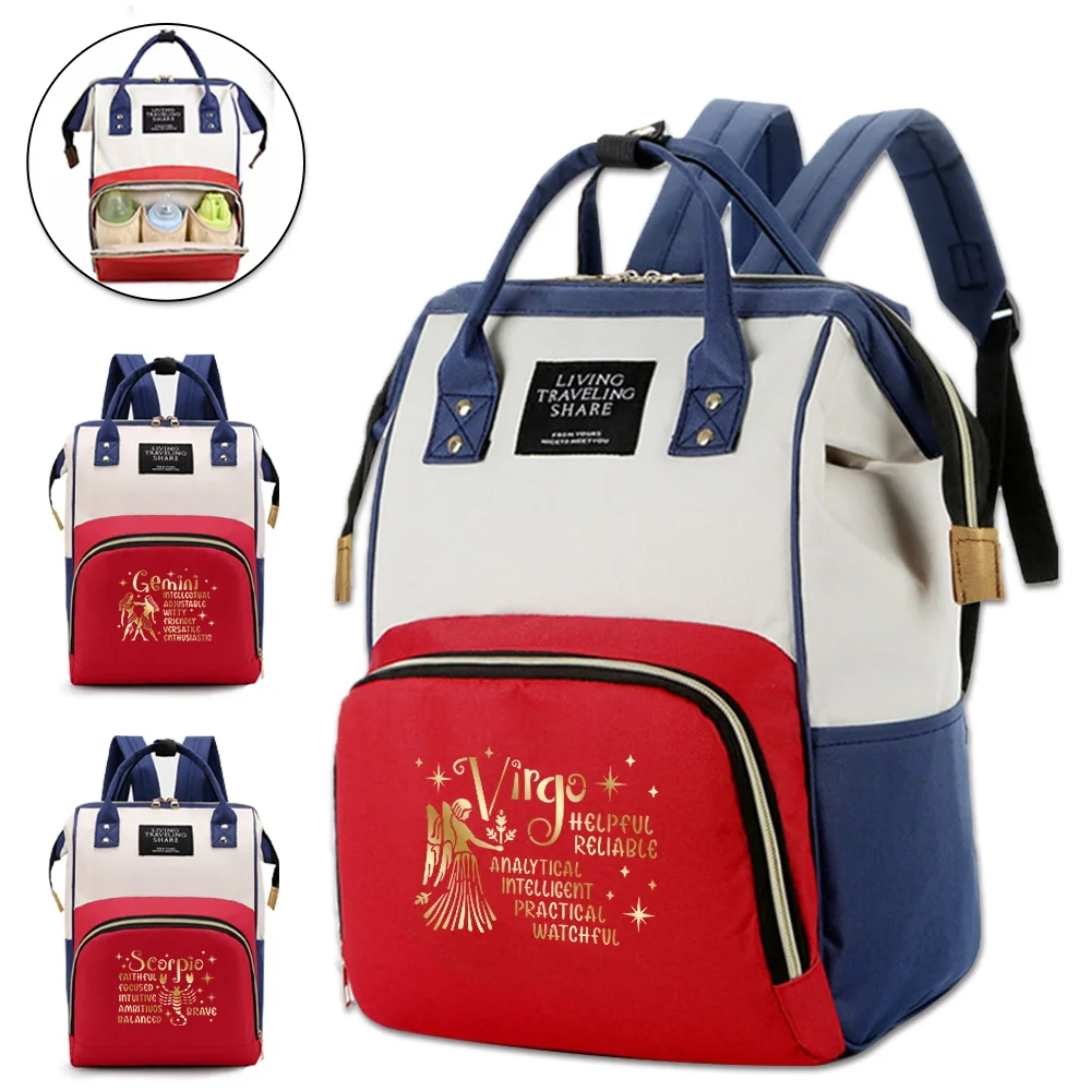 

Maternity Backpack Washable Travel Mommy Bag Diapers Storage Bags ​2025 New Fashionable and High Quality Star Series
