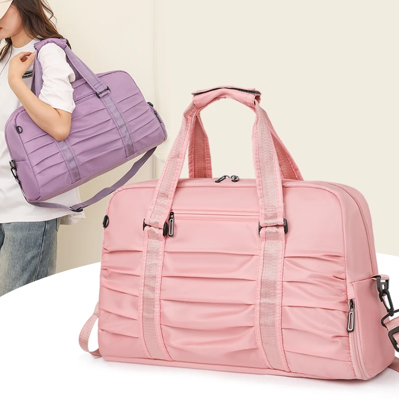 Handtas Nylon Grote Capaciteit Reistas Mannen Vrouwen Schoudertas Mannelijke Reis Duffle Draagtas Casual Messenger Crossbody Tassen