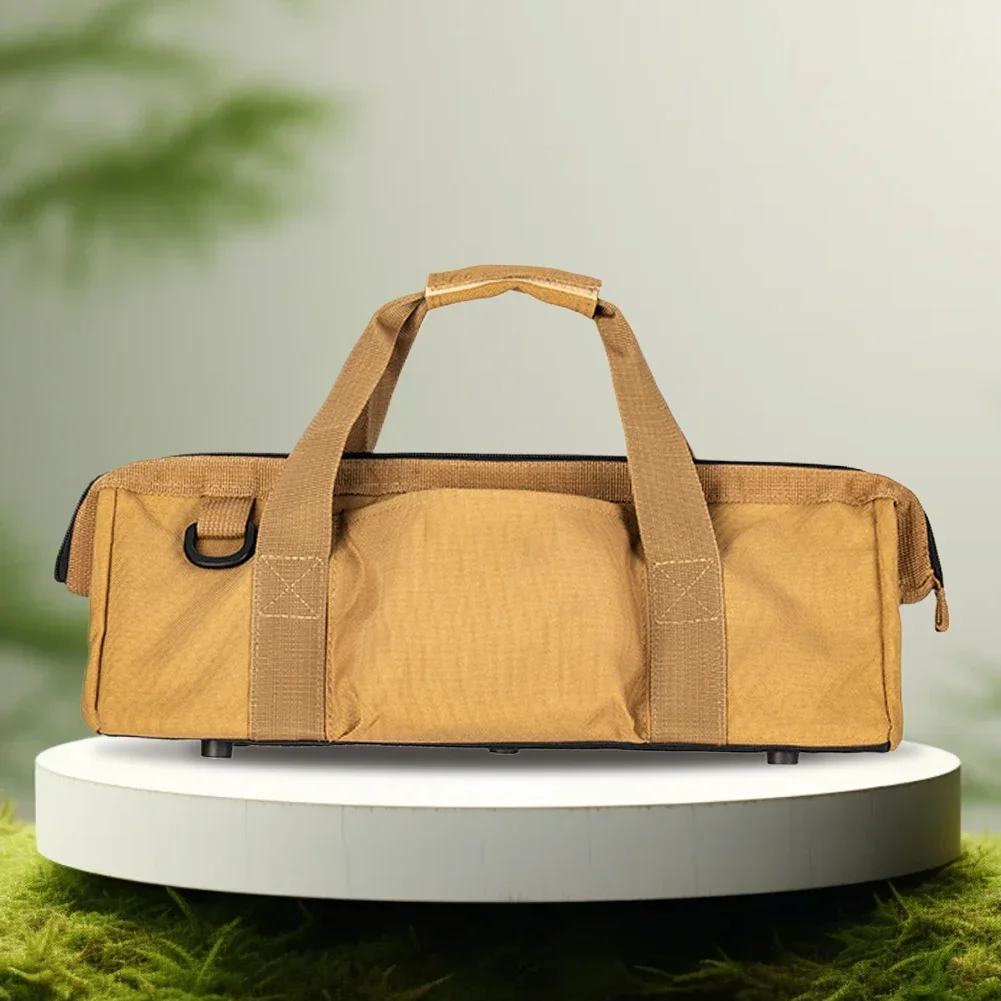 

Сумка для кемпинговых/туристических колышков: на молнии, портативный органайзер для колышков для палаток, молотка, ветровых веревок и крепежа