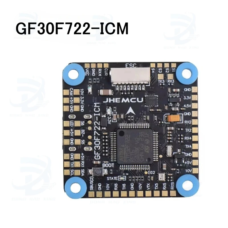 1pcs/lot NEW GF30F722-ICM F722 Baro OSD 5V 10V Dual BEC Flight Controller 3-8S 30.5X30.5mm for RC FPV Freestyle HD Drones Parts