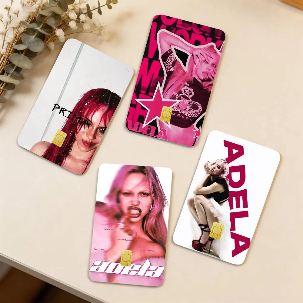 A-ADELA Ain t In LA 4pcs 1Set Card Stickers Small Waterproof Chip 4PCS Card Sticker Anti-Scratch