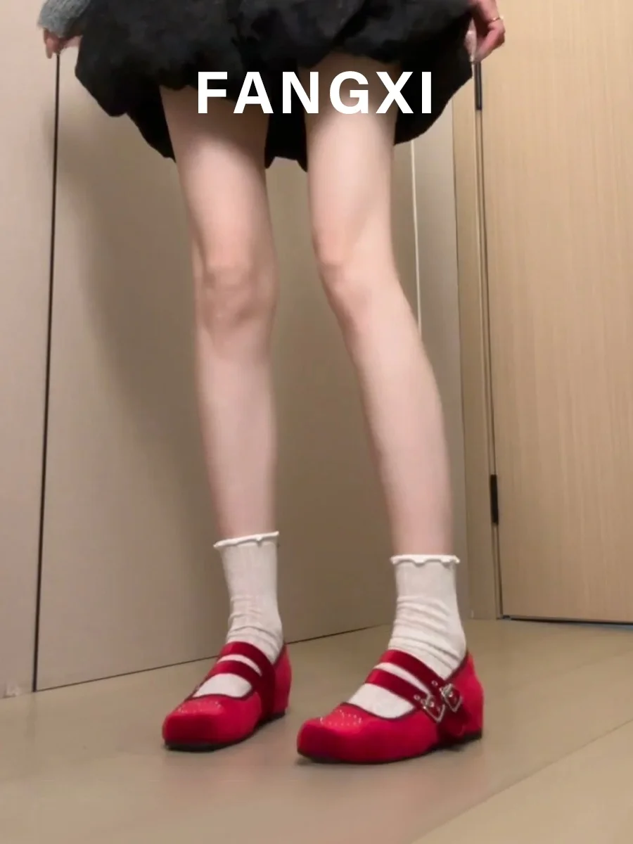 2026-new-red-square-head-mary-jane-flat-oes-women's-increased-height-ballet-slip-on-oes-korean-sle-leather-inner