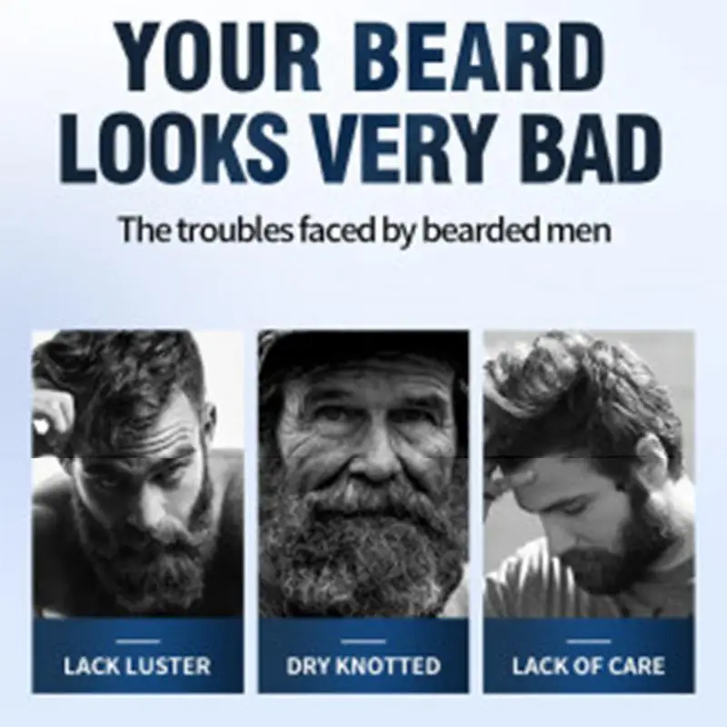 بلسم اللحية للرجال 120 مللي رذاذ تنعيم الشارب للرجال مرطب مغذي للزوج الأب الجد #5