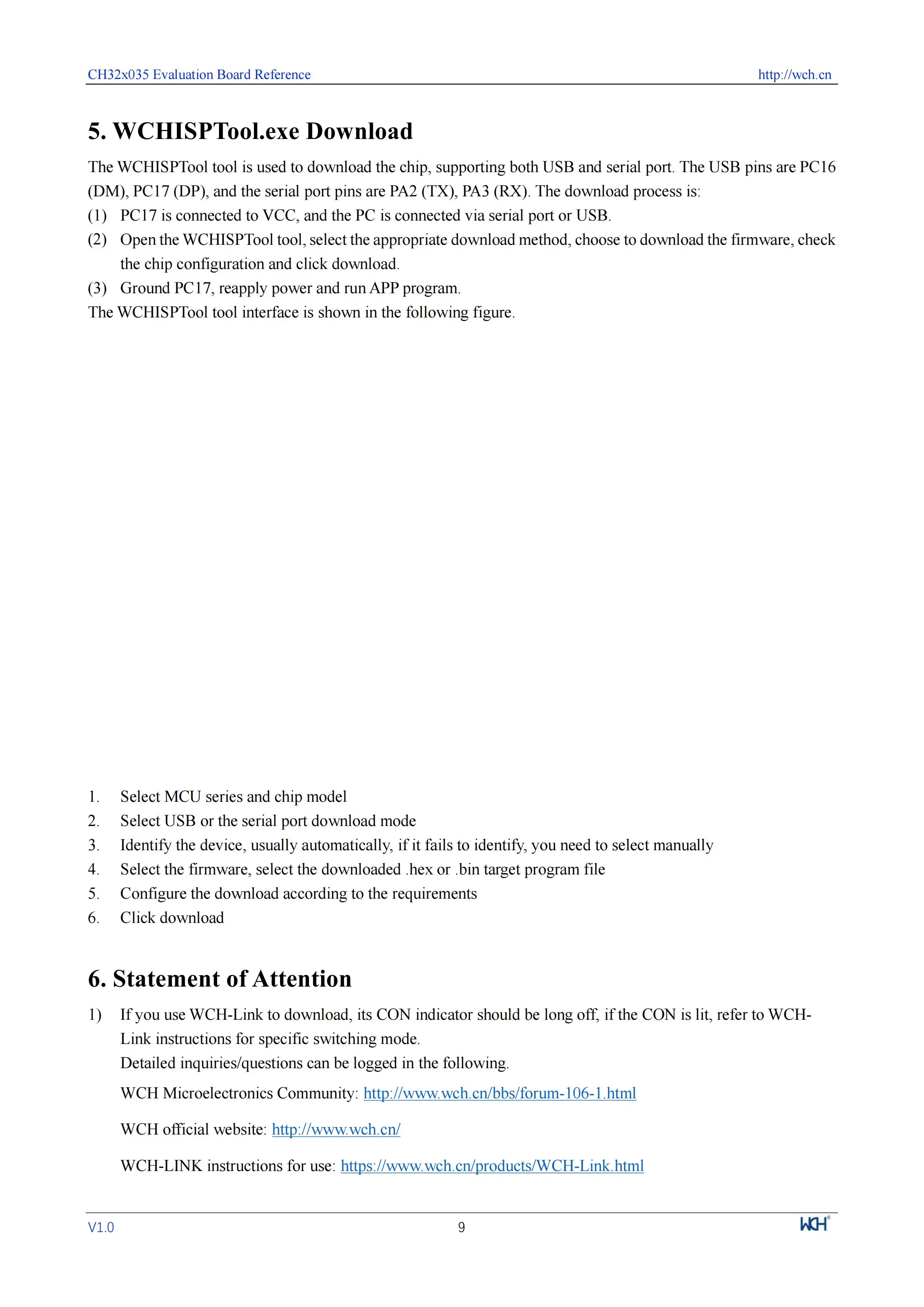 CH32X035 Entwicklungsboard CH32X035 Serie USB PD PHY RISC-V4C MCU-Evaluierungsboards – Detail 8