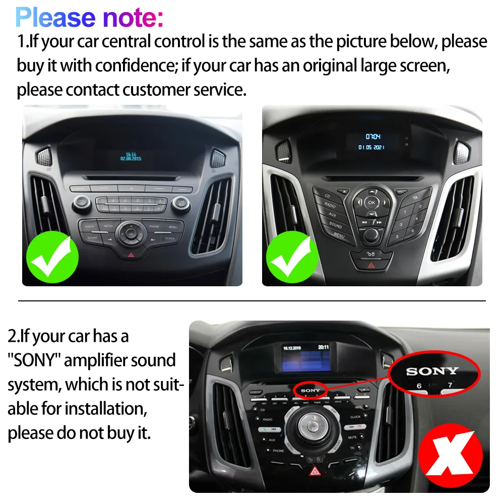 XIMA XV6Pro Qled DSP 2 Din Android 11 Car Radio for Ford Focus 3 Mk 3 2011 2012 - 2019 Multimedia 2Din Carplay Auto Stereo gps