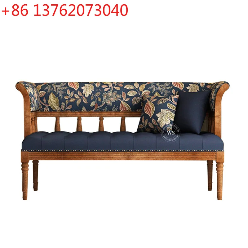 

Roman column small double sofa antique furniture