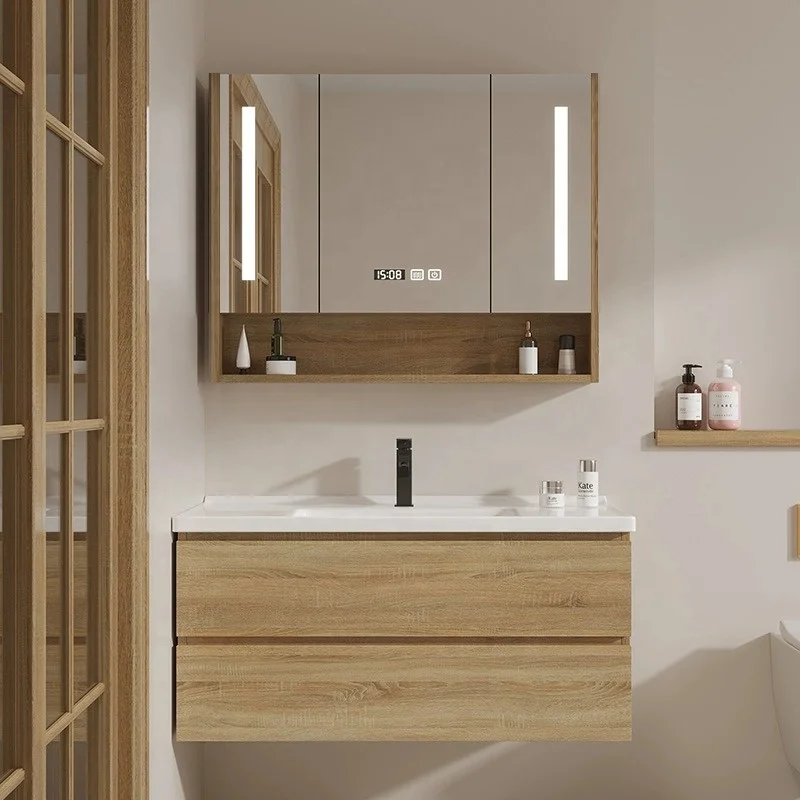 

Modern Bathroom Vanities Set with Sink Mirror Cabinet Vanity for Your Bathroom Decor