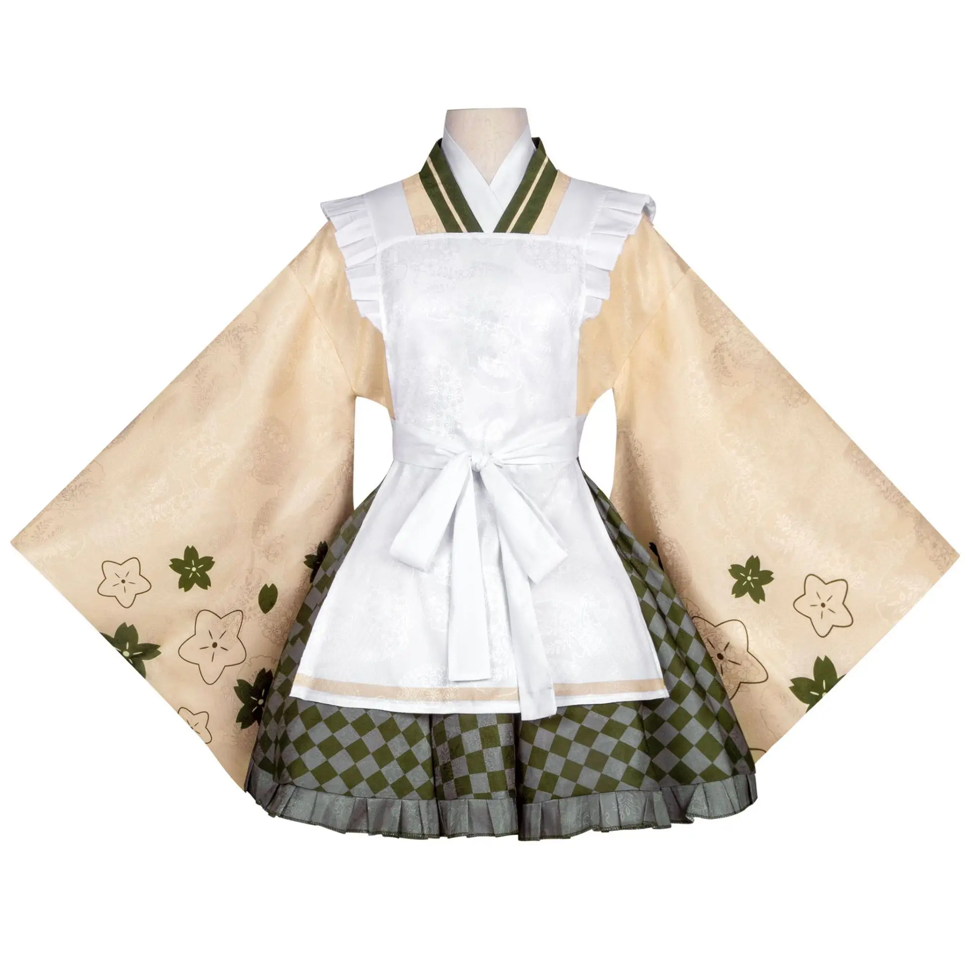 أزياء الخطة العالمية التأثيرية الملونة للمسرح، أزياء التنزه هيغامي كيمونو الأنيمي