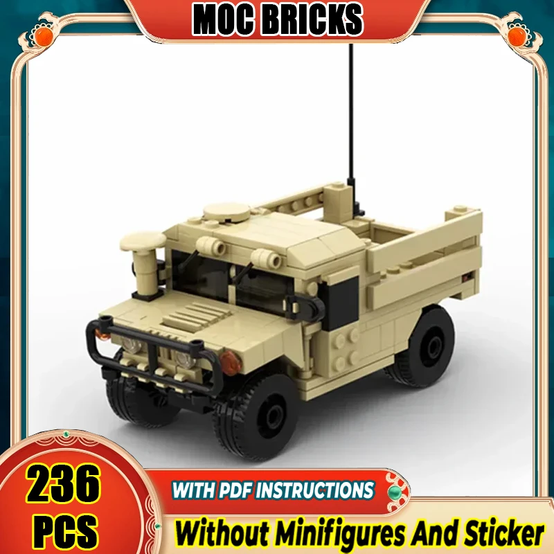 

Военная модель Moc, строительные кирпичи M1123, грузовой войск, транспортные средства, технологические блоки, подарки, рождественские игрушки, наборы «сделай сам», сборка