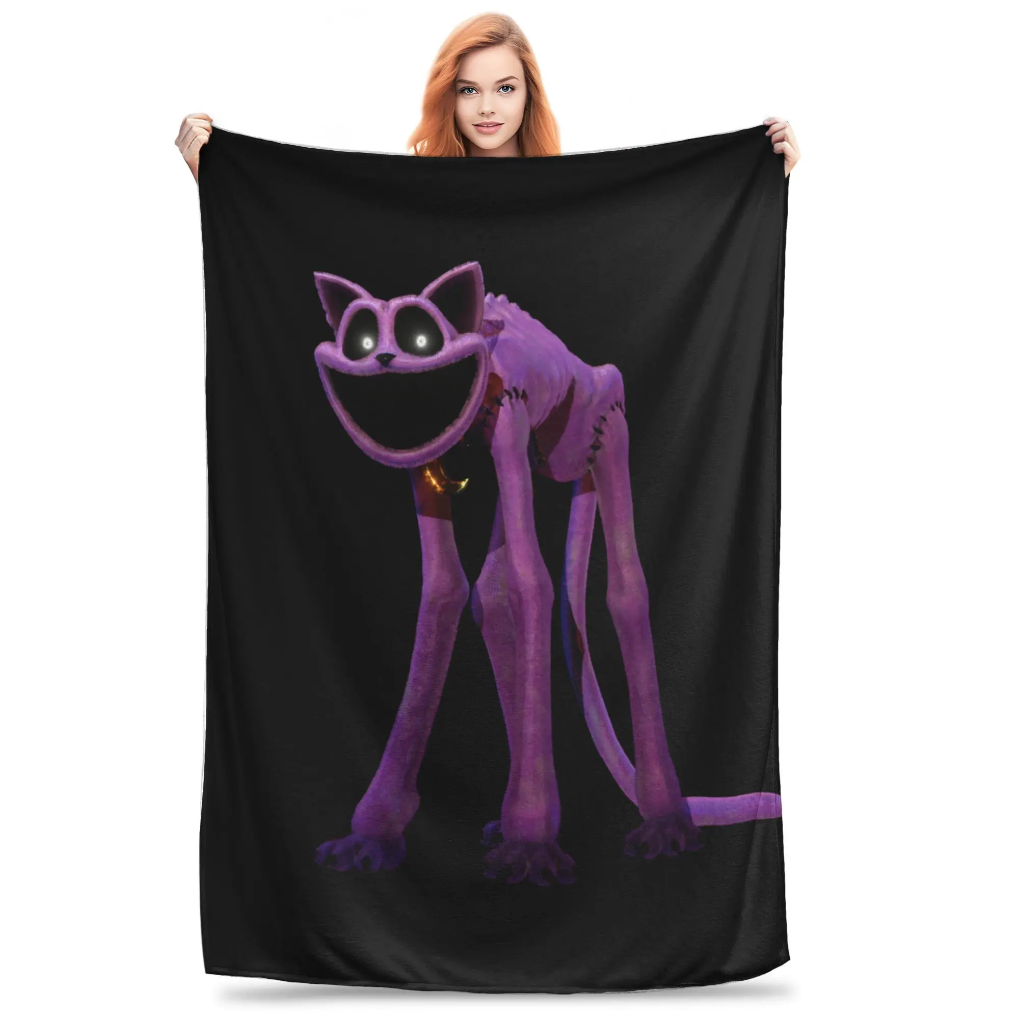 CATNAP Monster Blankets Soft Warm Flannel Throw Blanket Bedding for Bed Living room Picnic Travel Home Couch
