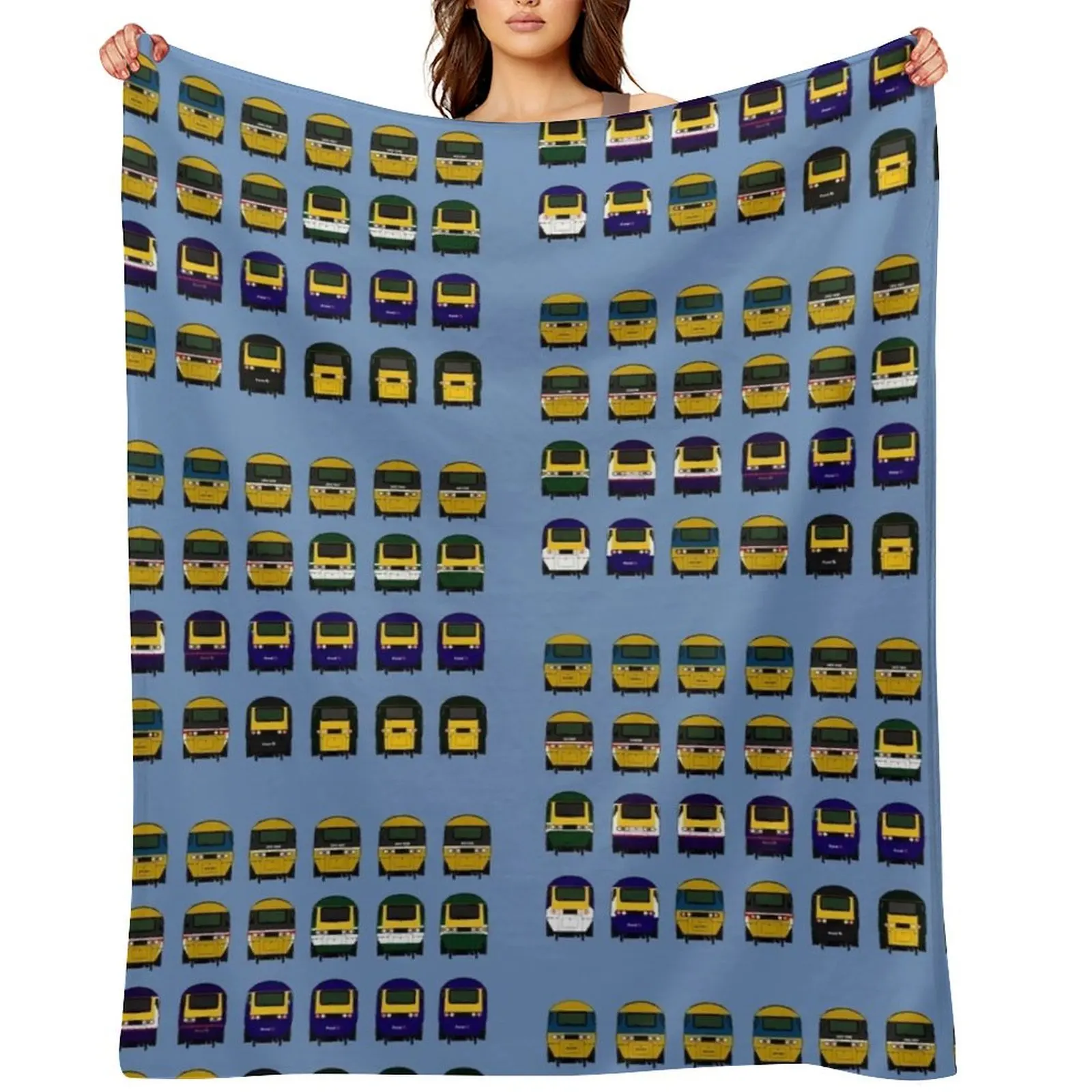 

Intercity 125 Great Western Region Throw Blanket Softest Loose bed plaid For Baby Blankets