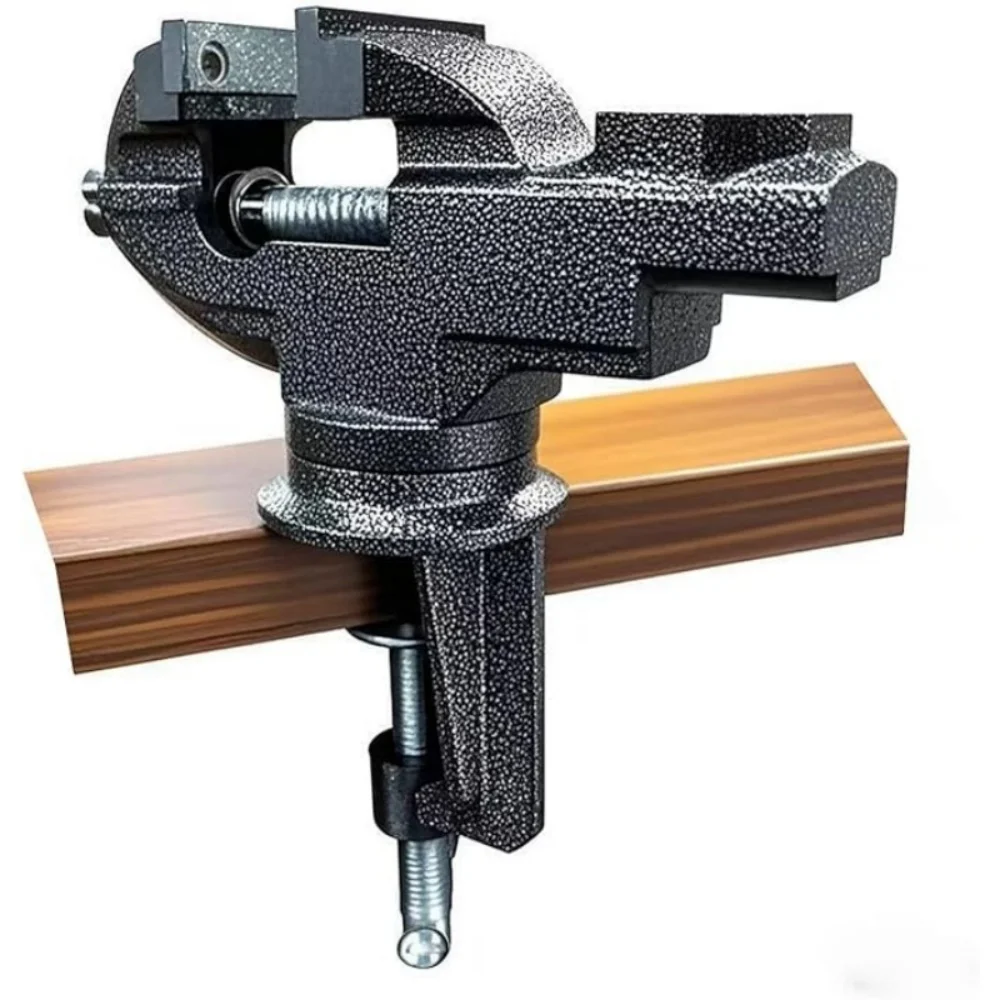 Home Vise Universal Rotate 360° Work Clamp-On Vise Table Small Bench Vice for Jewelers Hobby Clamps Craft Repair Tool