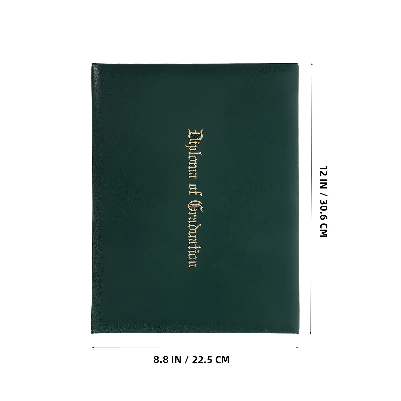 Premium Faux Diploma Cover Book Style Single Folder with Satin Corners and PVC Inner Pages for A4 Certificates Diplomas