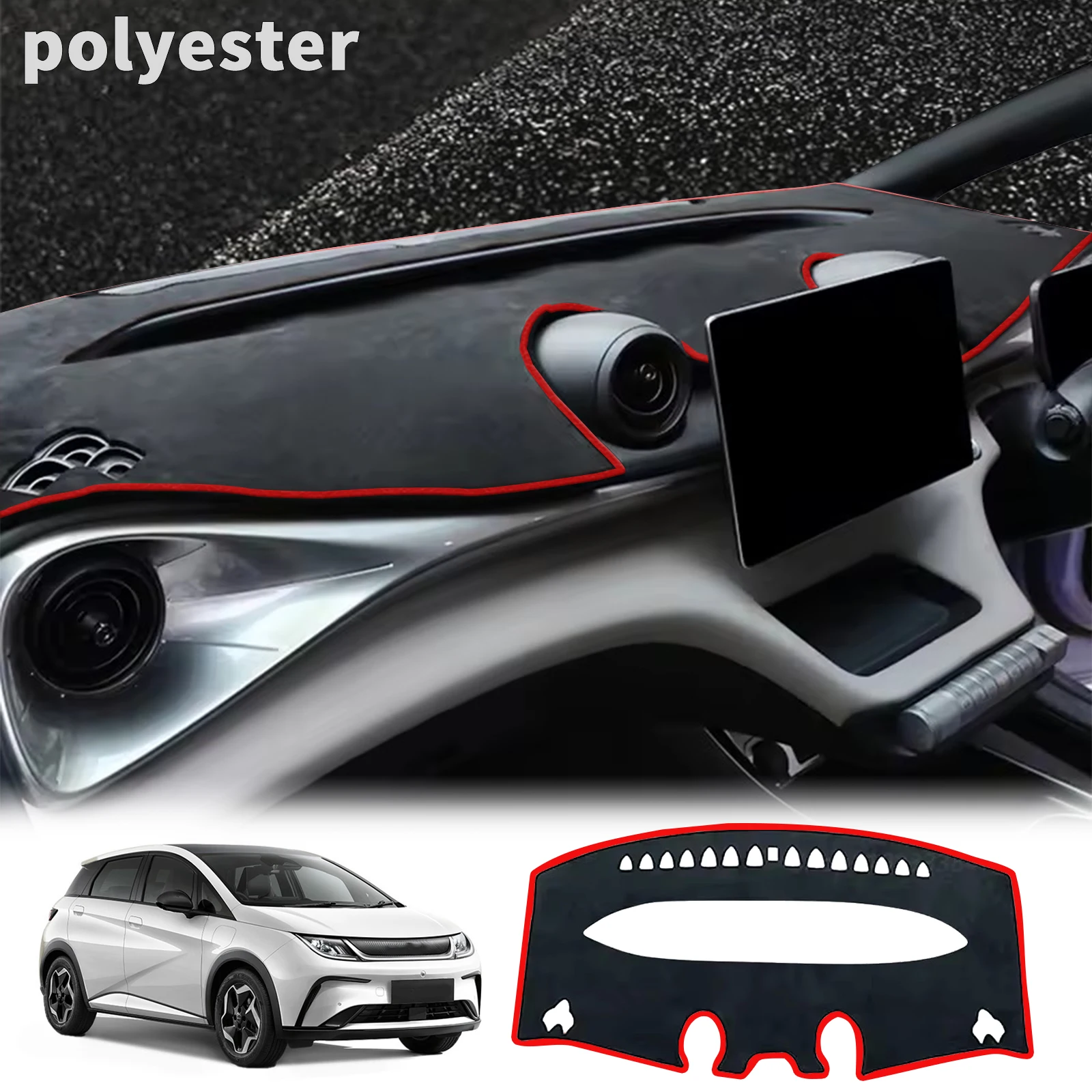 

for BYD Dolphin 2021 2022 2023 2024 2025 Dashboard Pad Cover Non-Slip Accessoriesr Dash Mat Dashmat Sunshade Protective Carpet