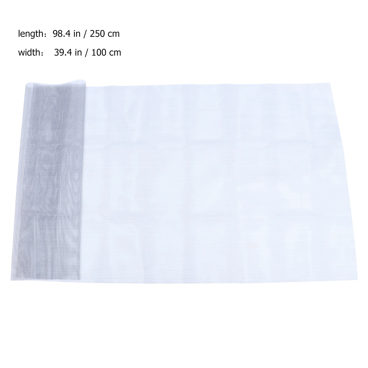 

1.2x1m Anti-Mosquito Window Screen Mesh Glass Fiber Material Breathable Protection Net for Door Frame Curtain Wall Installation