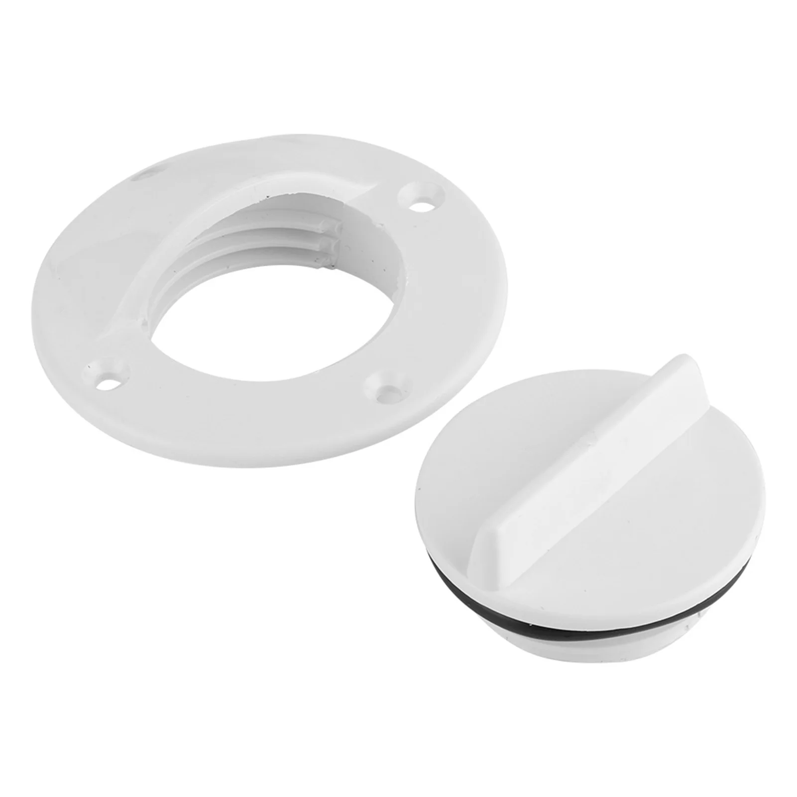 Transom Drain Scupper Valve for Marine Boat Deck Mount Bung Stopper Leak-Proof Hardware OEM Replacement