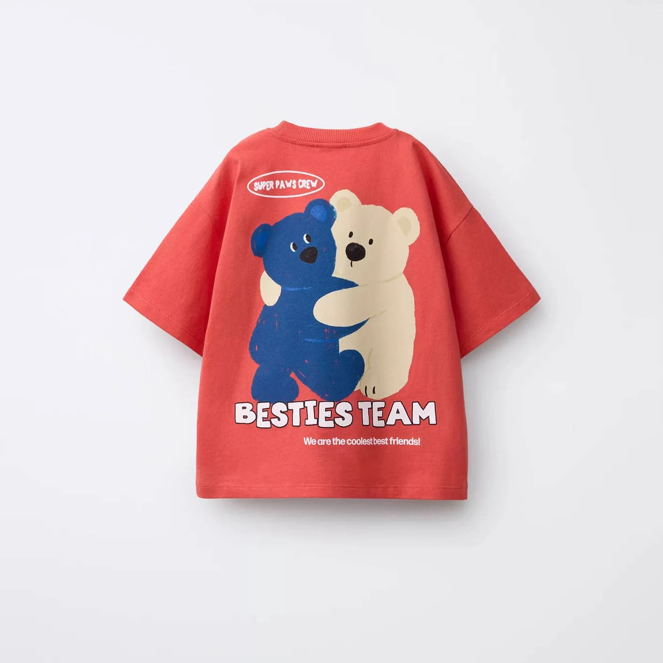 Summer Double-sided Printed Children's Short Sleeved Cartoon Round Neck Fashionable T-shirt For Boys And Girls