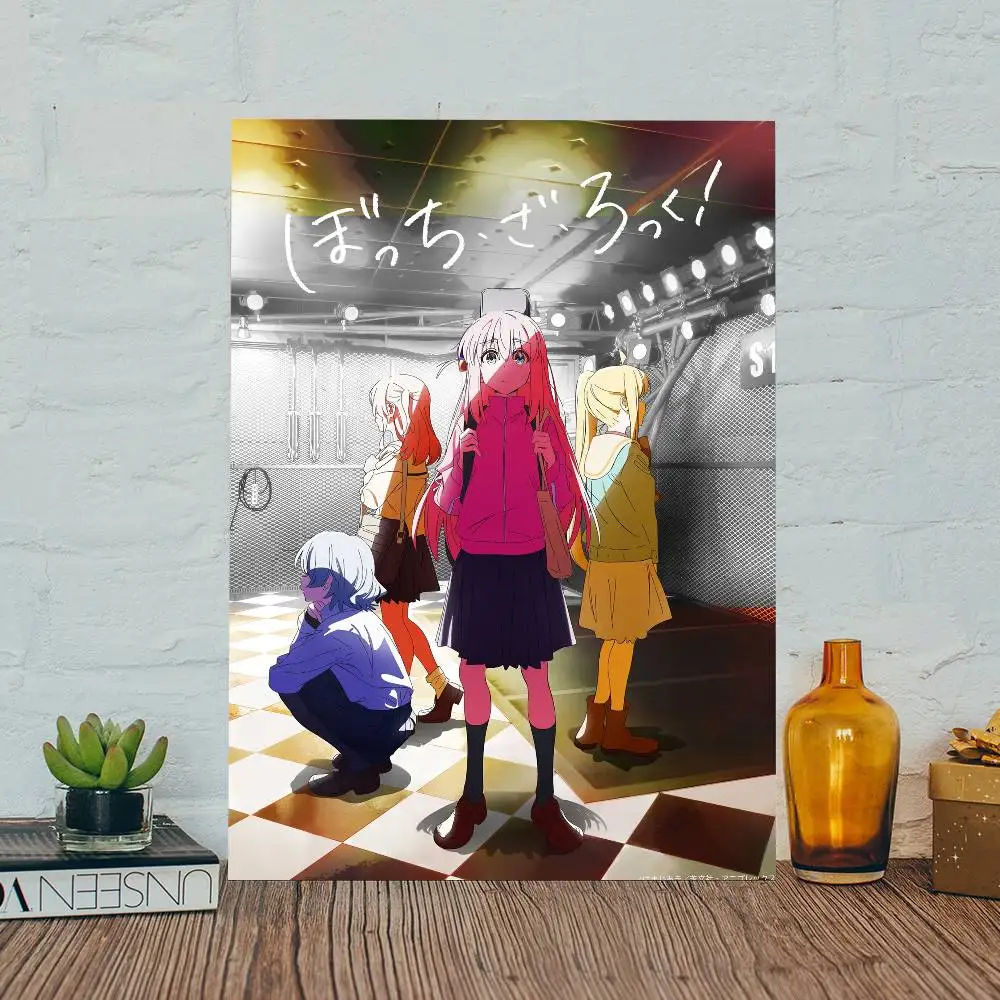 Bocchi The Rock Poster Good Quality Prints and Posters Vintage Room Bar Cafe Decor Home Decor