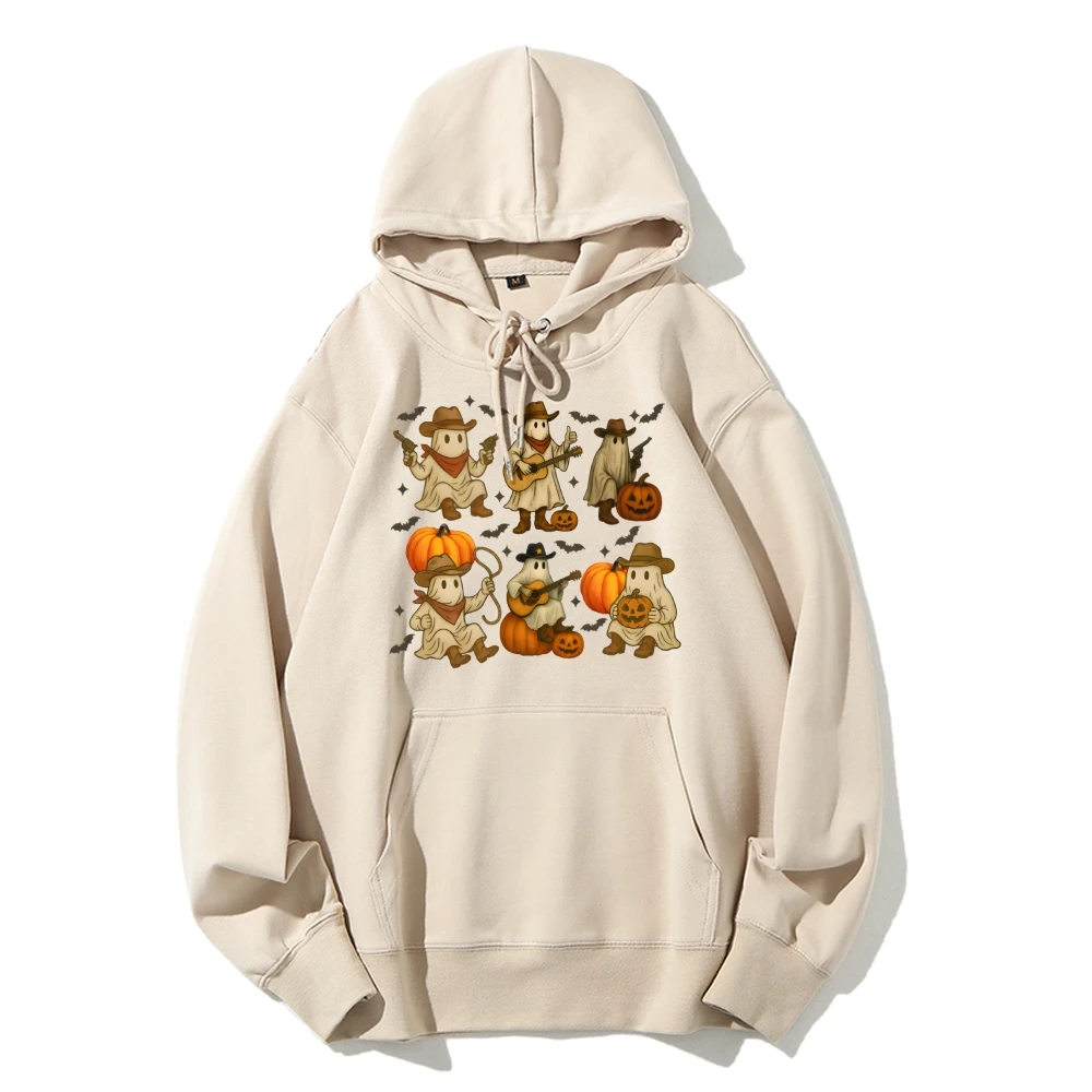 Bluza z grafiką Halloween Strachy na Wróble Nadruk Bluza Świąteczna Jesień Codzienne Ubrania Modny Wzór Świąteczny Zabawny Styl Y2k Zabawny Styl