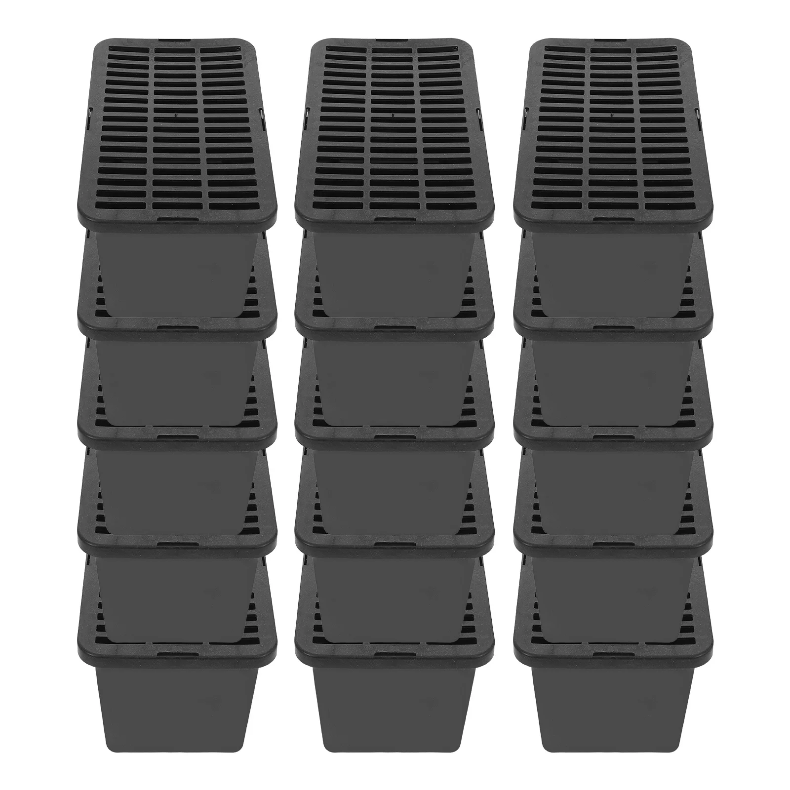 

15Pcs Portable Plastic Reptile Carrier Box for Turtles Lizards Hamsters Small Pets Breathable Travel Container Transport