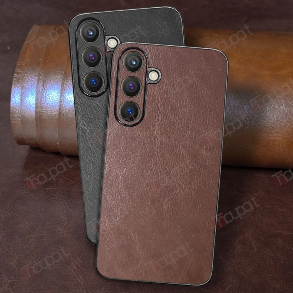 Retro Leather Case For Samsung Galaxy S23 Ultra S23 FE Business Durable Phone Cover For Samsung S23 Plus Case