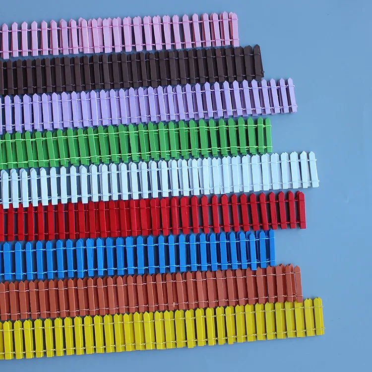 سياج صغير، مواد DIY للمشاهد المصغرة، نباتات الحديقة، الأسوار الخشبية الصغيرة، زينة عيد الميلاد ورأس السنة الجديدة