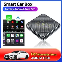 New Wireless CarPlay Android Auto Wireless Adapter Smart 2 IN 1 Box Plug and Play Car Accessories For Mercedes-Benz AMG GT C190
