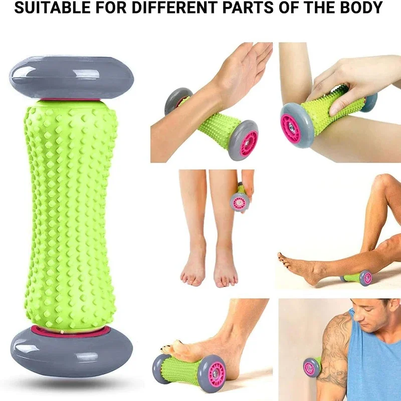 

Foot Massager Massage Roller Yoga Massage Ball Plantar Fascia Roller Muscle Relaxation for Sport Fitness Balls Body Exercise