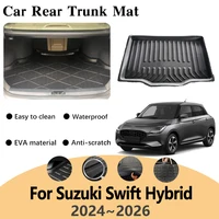 Esteras para maletero trasero de coche, accesorios para Suzuki Swift Hybrid AOL 2024 ~ 2026 2025, bandeja de carga para maletero, protección completa, almohadilla EVA, piezas de automóvil