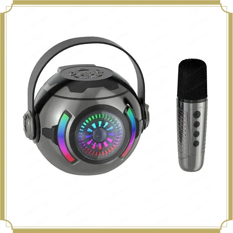 

bluetooth speaker, k-song audio, mini subwoofer, portable outdoor speaker, loud volume speaker, long battery life audio