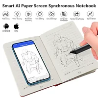 Cuaderno de notas de escritura a mano Digital, bolígrafo de sincronización inteligente, juego de escritura, cuaderno de nube AI, dibujo de voz, almohadillas de escritura Bluetooth, reproducción