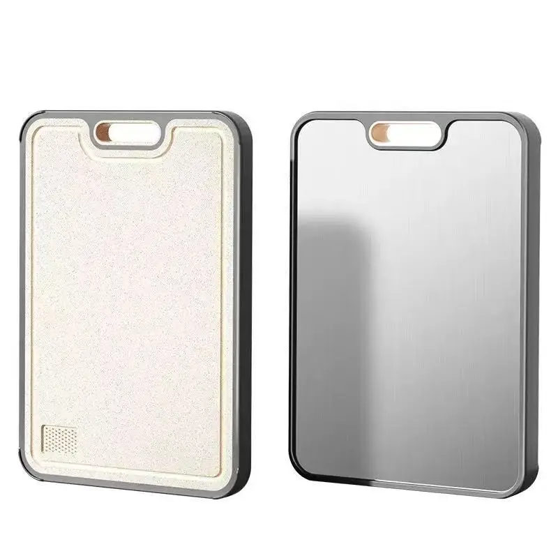 Customizable Double Sided Food Grade Pure Titanium Wheat Straw PPCutting Board Double Sided Titanium Cutting Boards for Kitchen