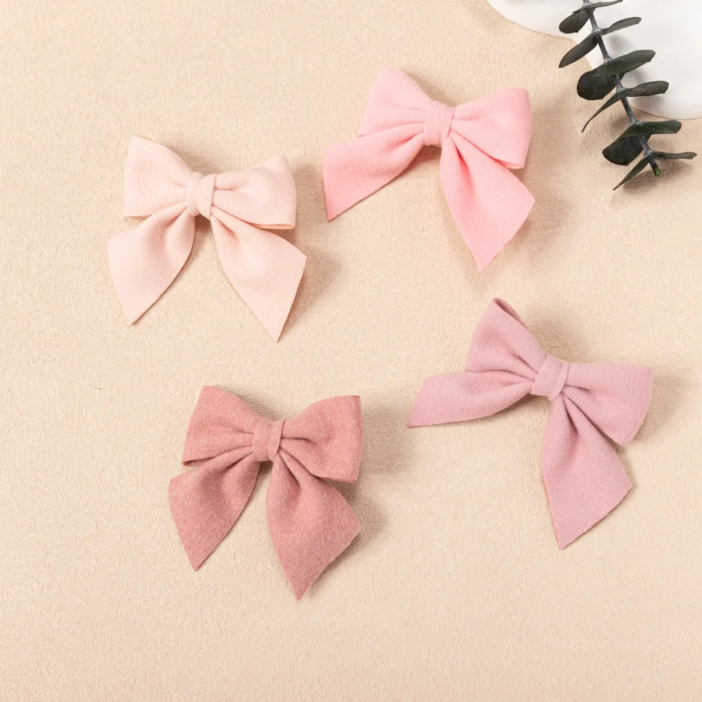 Jepit Rambut Busur Modis untuk Anak Perempuan Jepit Rambut Gaya Putri Lucu Jepit Rambut Mulus Hiasan Kepala Bayi Buatan Tangan Aksesori Rambut Anak