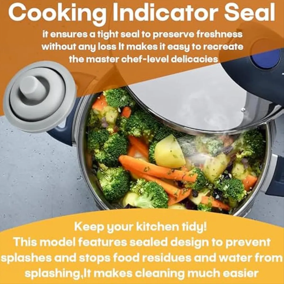 Paquete de 4 juntas de pasador indicador de presión W6093109502, repuesto para olla a presión Perfect Plus