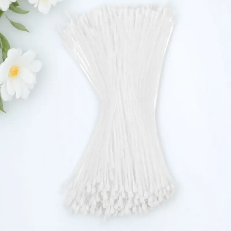 Floral Buds Double Tip Bulk for DIY Flower Making Craft Supplies Wedding Decoration Home Office Garden Party Scrapbooking Cake