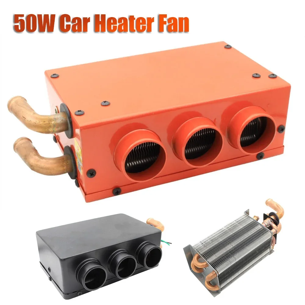 

50W Car Heating Fan 12/24V Universal Truck Winter Warm Front Window Heater Defrost Defogging Low Noise Auto Interior Accessories