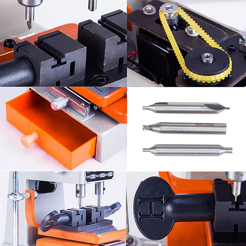 Picture 7: Multi-Function Automatic Vertical Key Duplicating Copy Cutting Machine Drill Machine For Making Car Door Keys Locksmith Tools