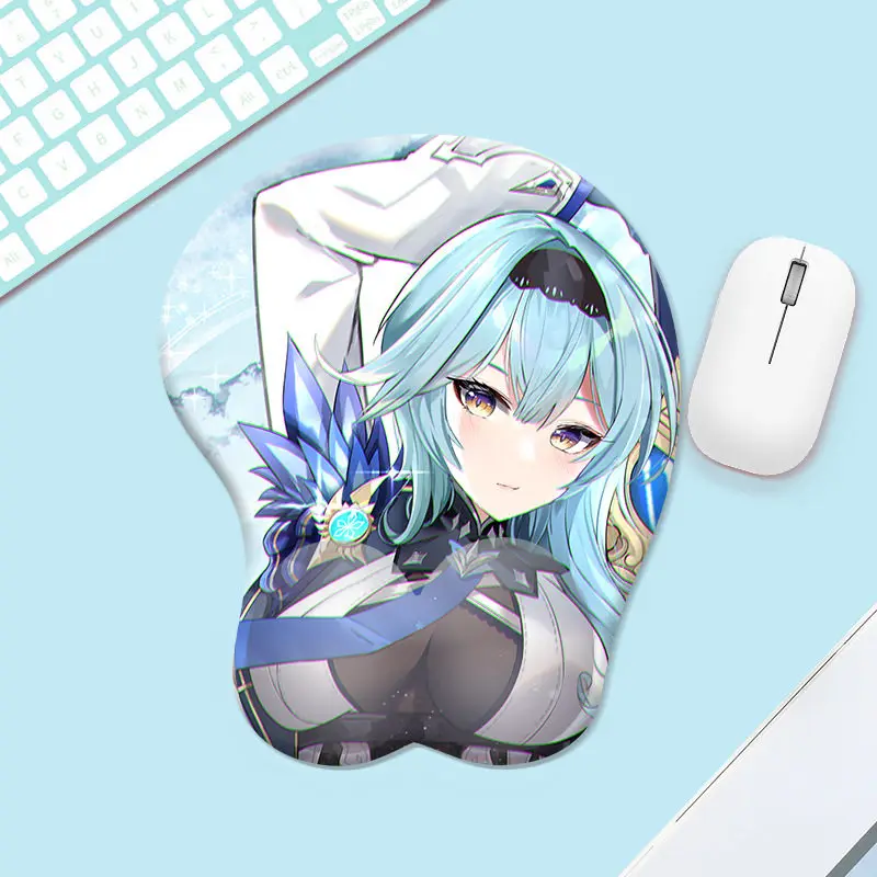 Hot Sales Resin Mouse Pad Silicone Wrist Pad Keyboard Non-slip and Comfortable  Cotton Skin-friendly Ergonomic Office Wrist Pads