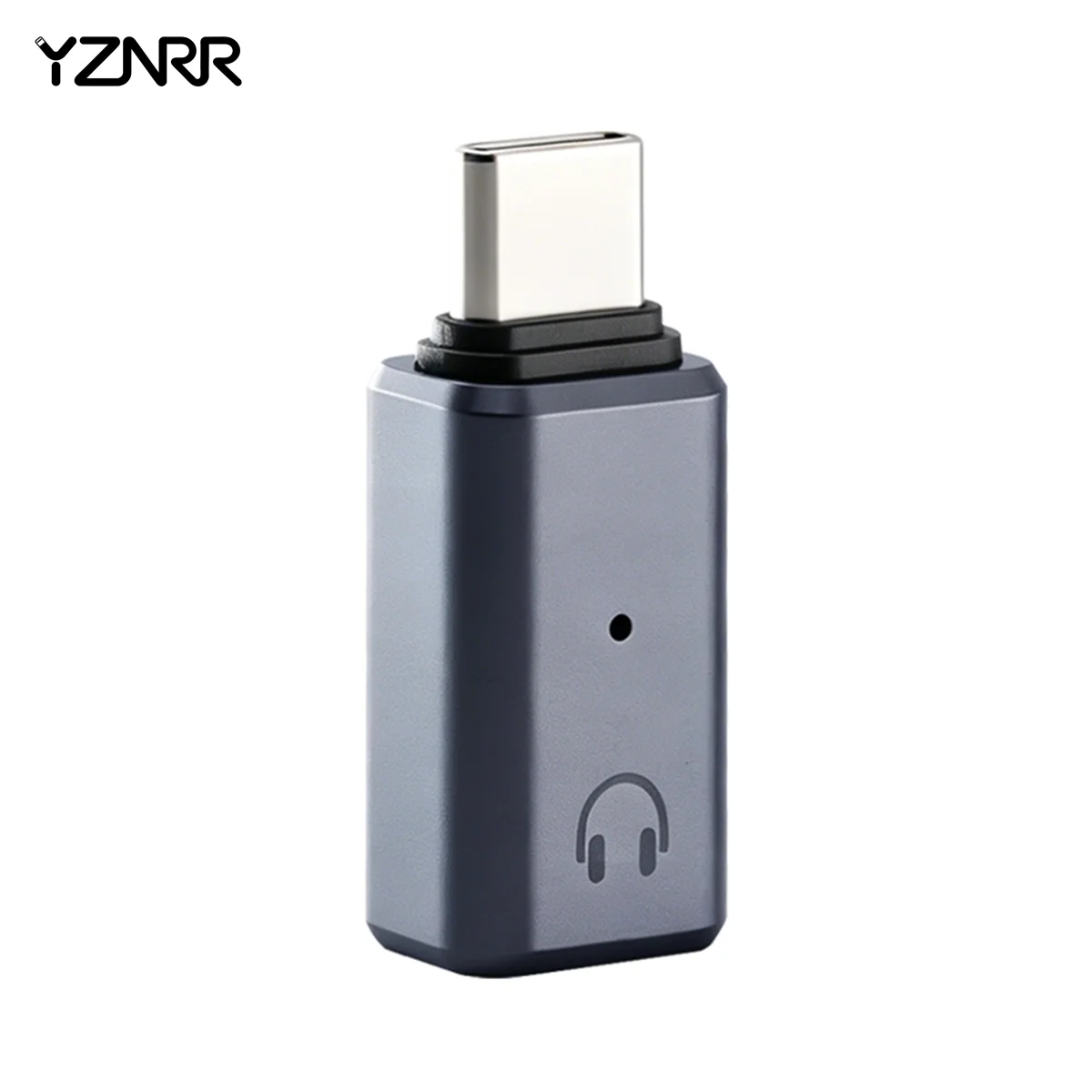 YZNRR Type‑C to Lightning Adapter for Headphones, Straight,Aluminum alloy material