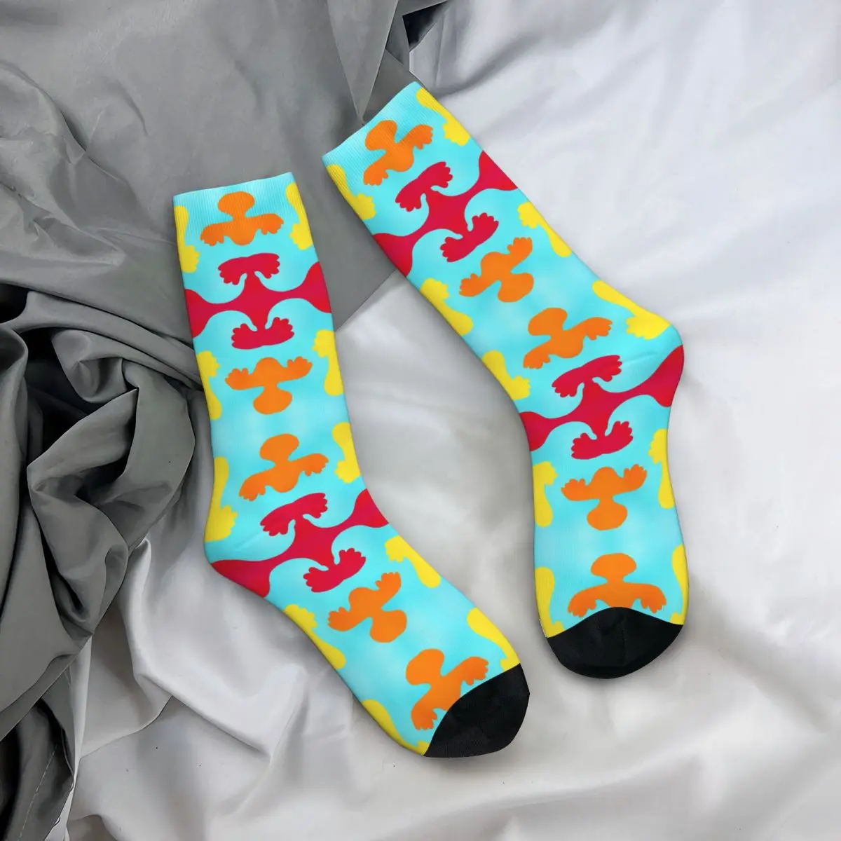 

Всесезонные чулки для экипажа Doey Doughman Horror, носки с пианозавром, повседневные длинные носки, аксессуары для мужчин и женщин, рождественские подарки