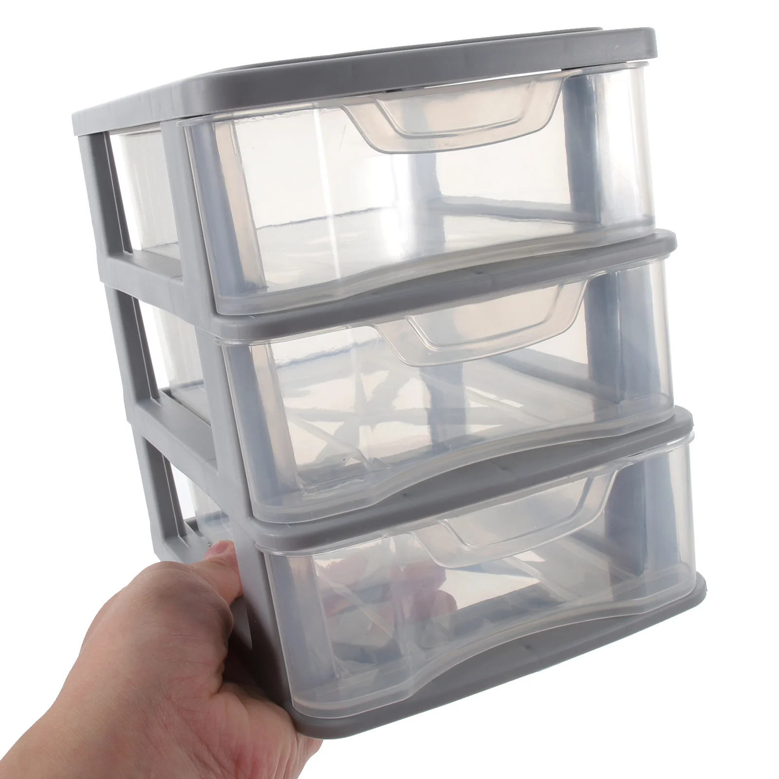

Drawer Storage Box Stackable Boxes Drawers for Organizers Multi-function Desk Containers Desktop Plastic